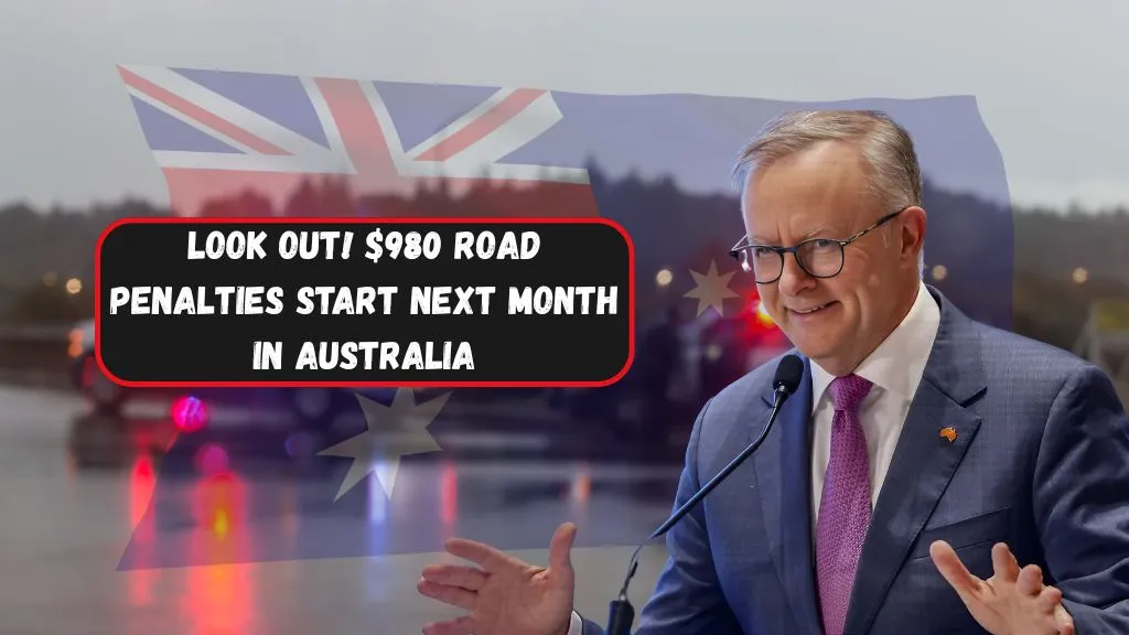 Look Out! $980 Road Penalties Start Next Month in Australia